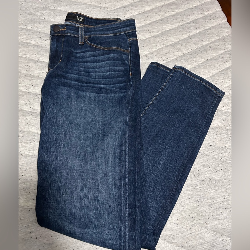 David Kahn Nikki Ankle skinny dark wash denim jeans size 30